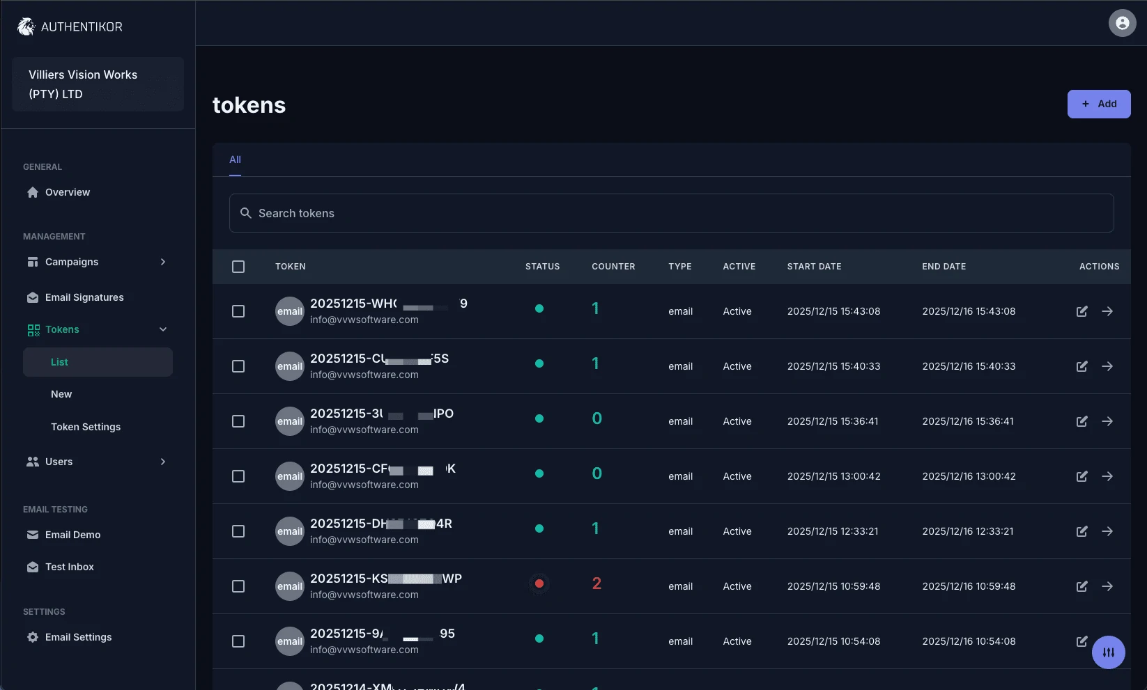 Authentikor: Verified Email and Document Trust Platform screenshot 1