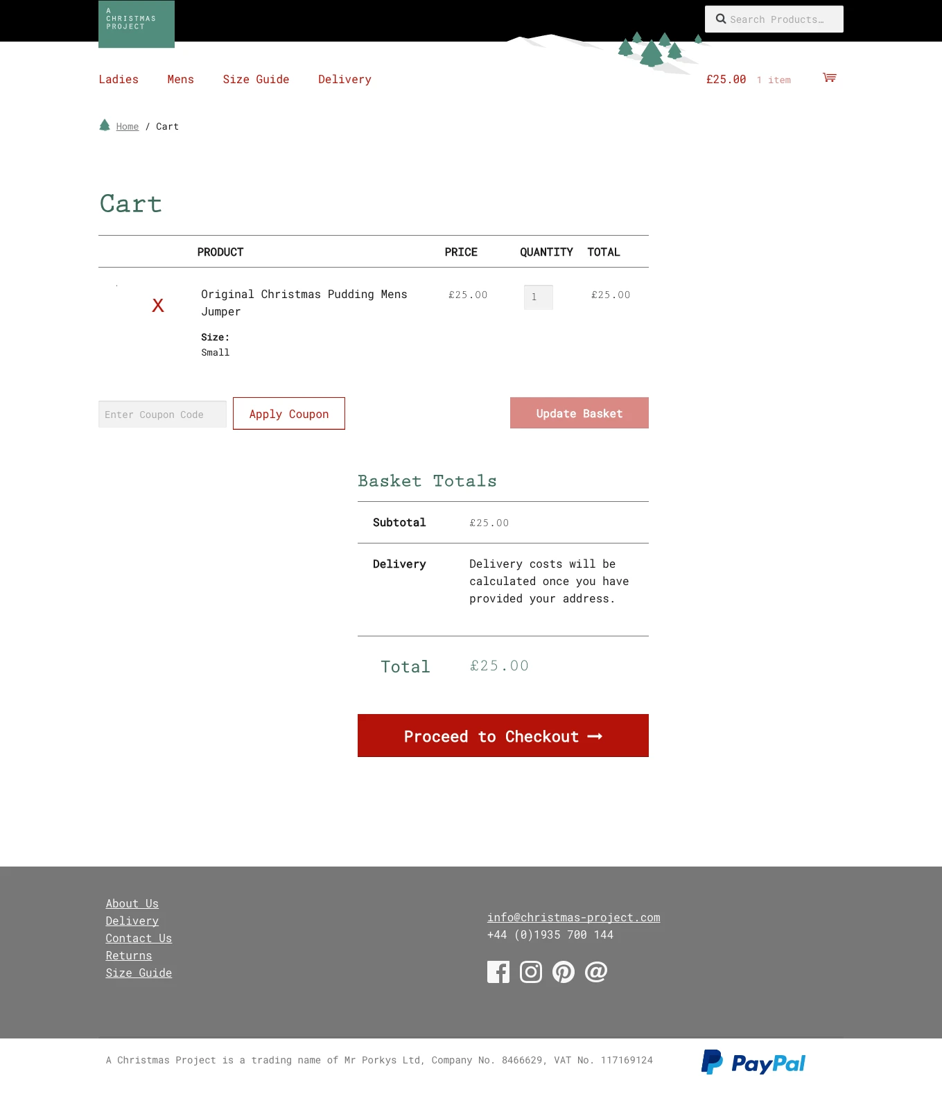 Custom e-Commerce Build – The Christmas Project screenshot 2