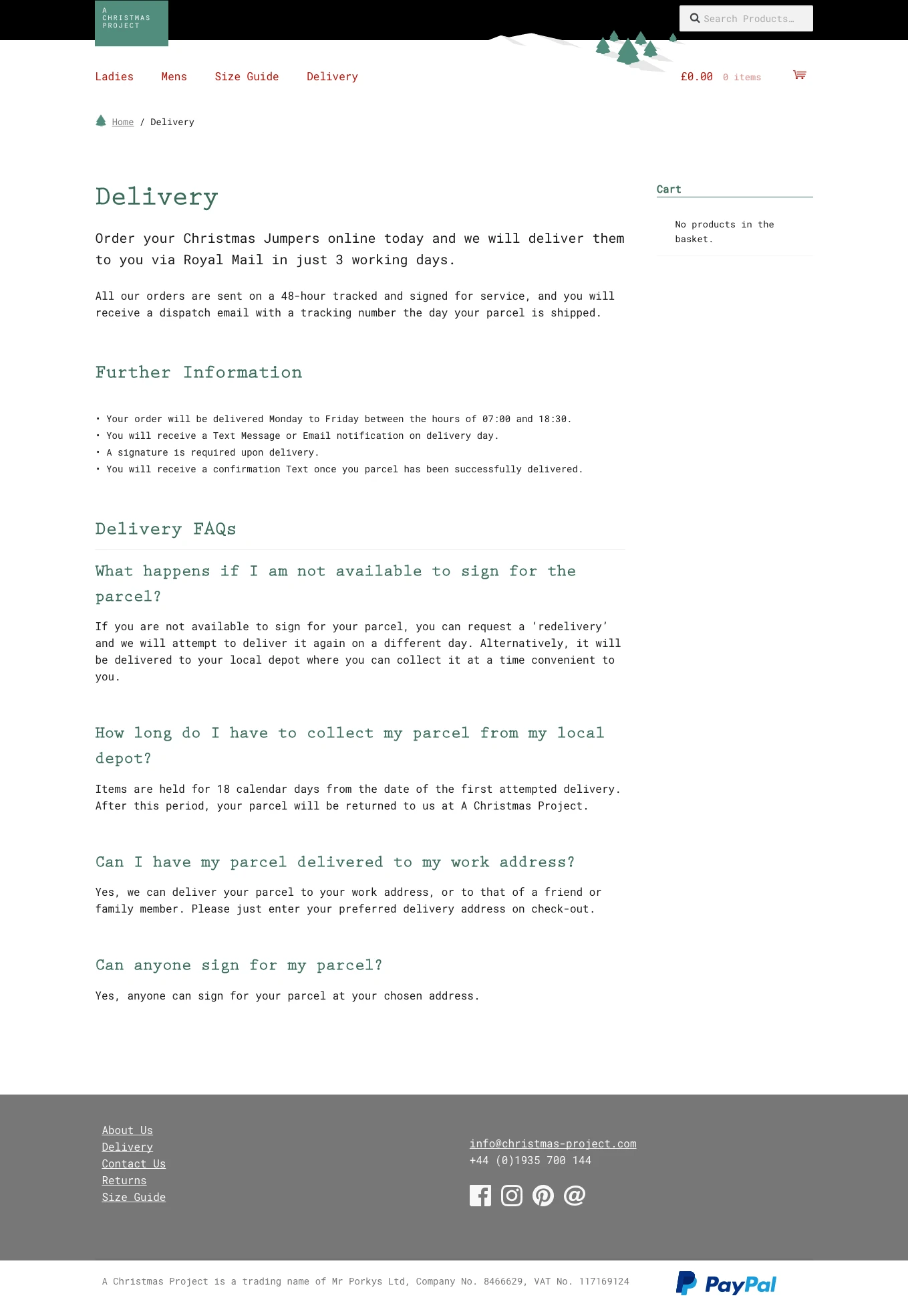 Custom e-Commerce Build – The Christmas Project screenshot 4