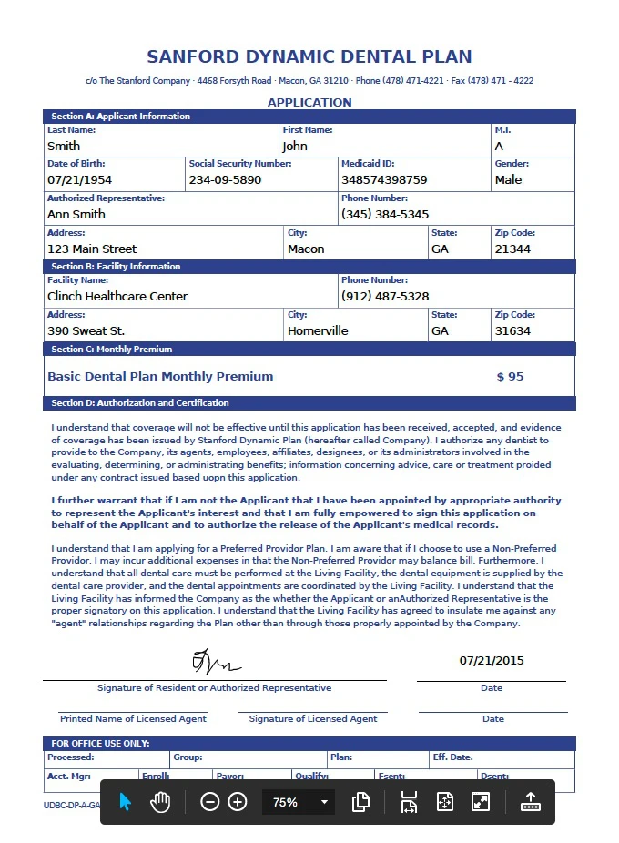 Dynamic Mobile Dentistry – Digital Application Forms screenshot 2