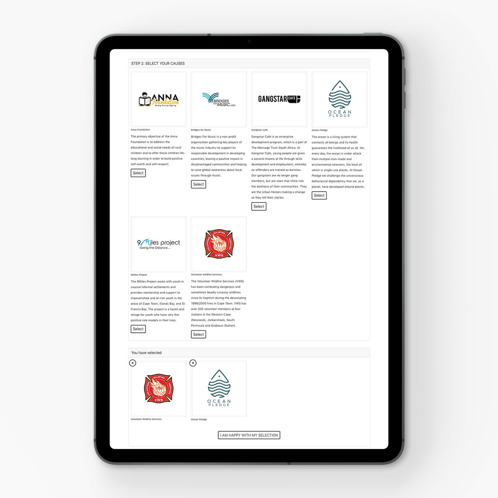 Got Enough Stuff – Custom Stateful Donation App screenshot 3