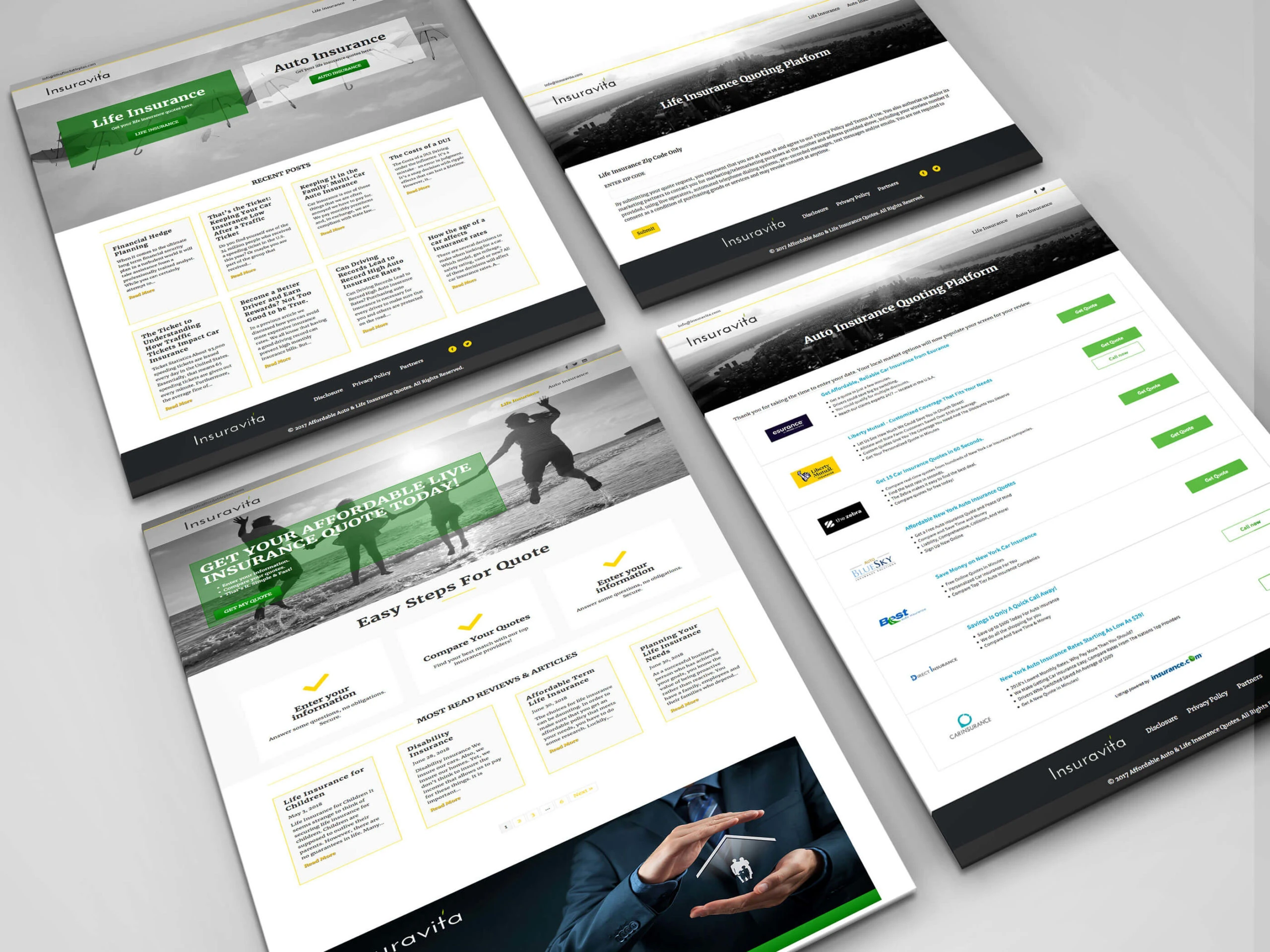 Insuravita Insurance Quotation Integration & Website Optimization