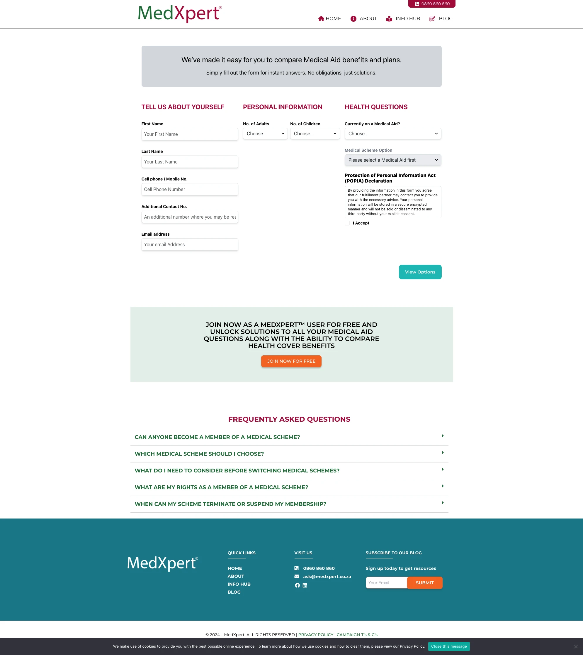 Optivest MedXpert Price Calculator – Embedded React SPA