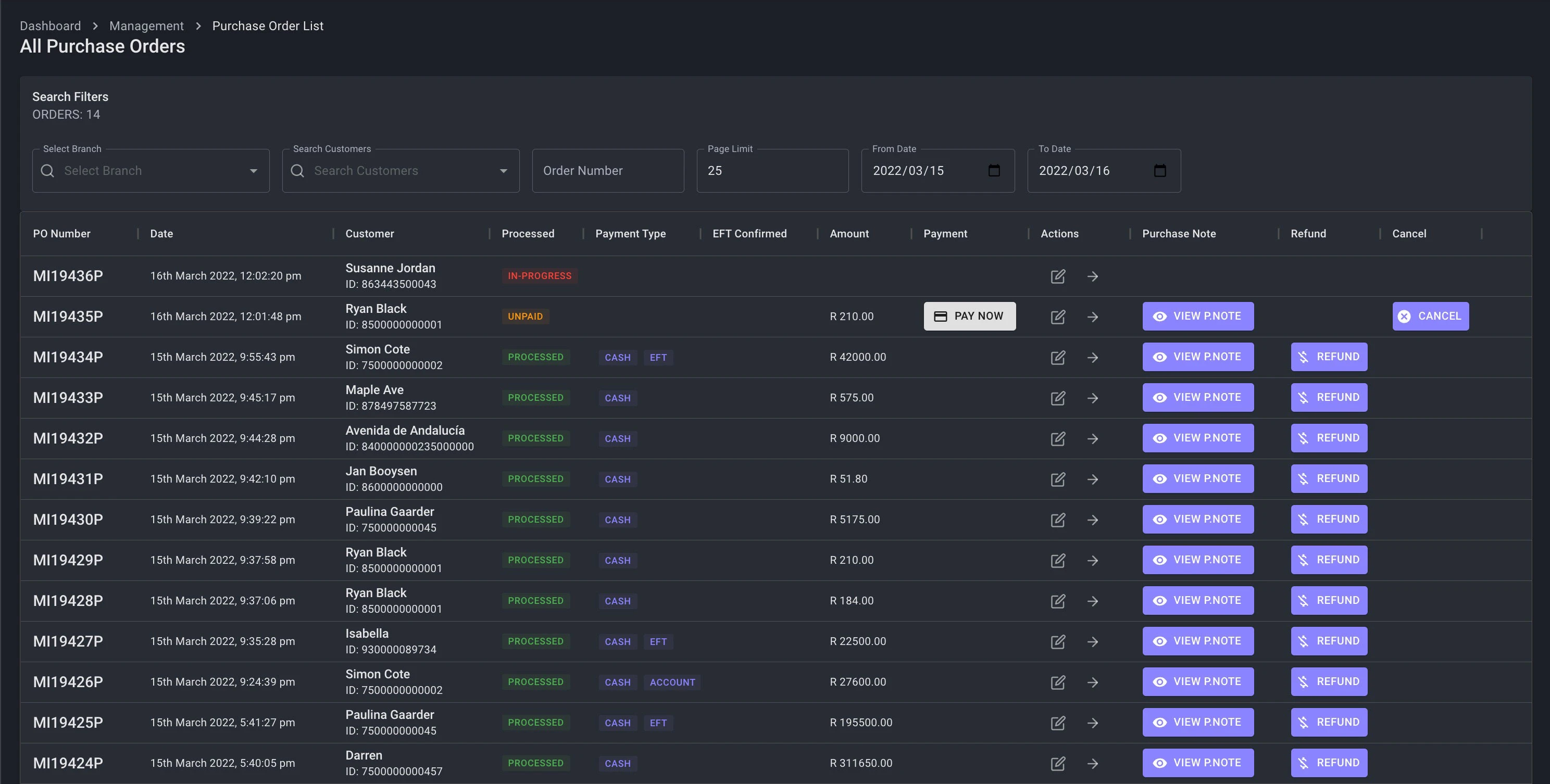 Recycle Point-of-Sale System