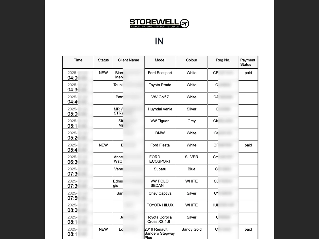Storewell Parking Booking System screenshot 3